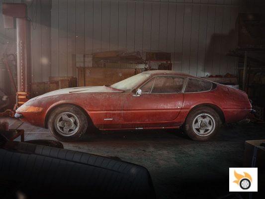 Del olvido a subasta: un Ferrari 365 GTB/4 Daytona abandonado y único