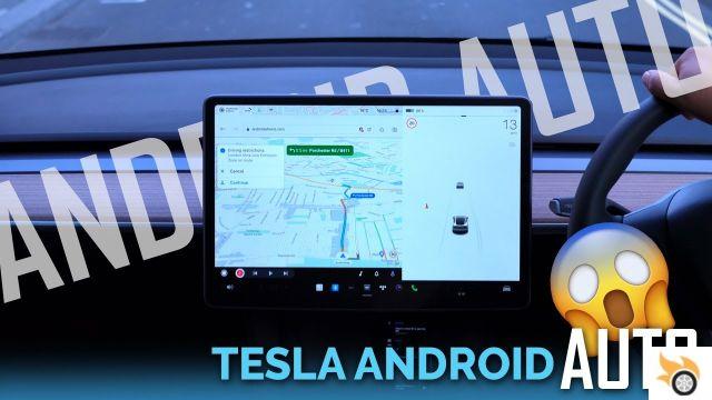 Android Auto aterra na Tesla: descarrega a aplicação aqui
