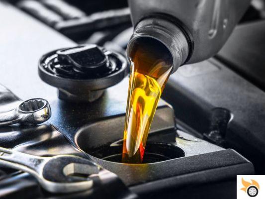 Cambio de aceite de un auto