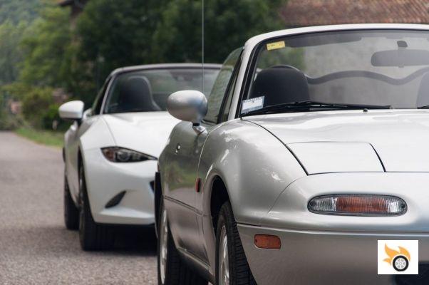 Los dueños de sendos Mazda MX-5 NA y ND cambian las llaves por un día