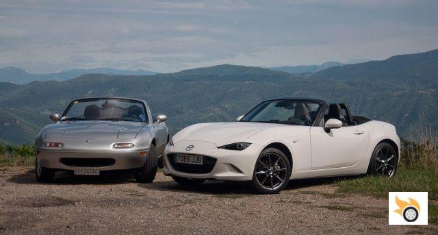 Los dueños de sendos Mazda MX-5 NA y ND cambian las llaves por un día