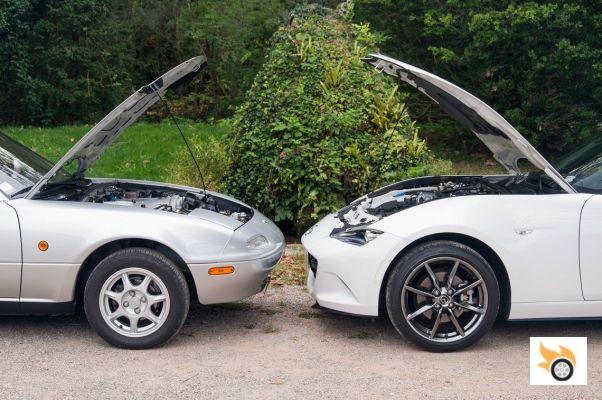 Los dueños de sendos Mazda MX-5 NA y ND cambian las llaves por un día