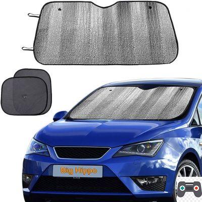 Protección del tablero y el interior del auto contra los rayos del sol y el calor