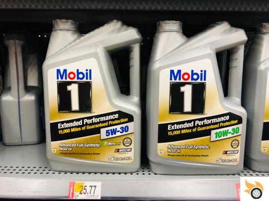 Differences between 5W-20 and 5W-30 motor oil
