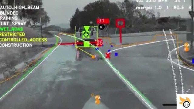 Así es como el piloto automático de Tesla ve la realidad (y cómo 
