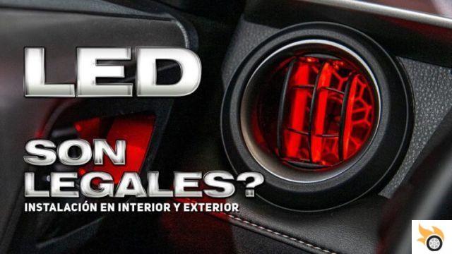 Luces interiores del coche: funcionamiento, cambio, multas y tipos disponibles