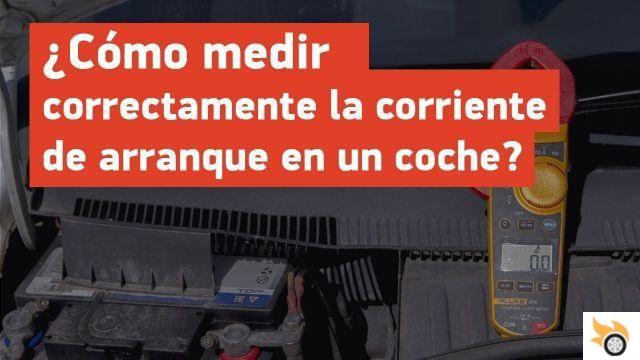 Amperios necesarios para arrancar un coche