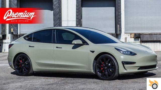 Envoltura Tesla Model 3: costos y colores
