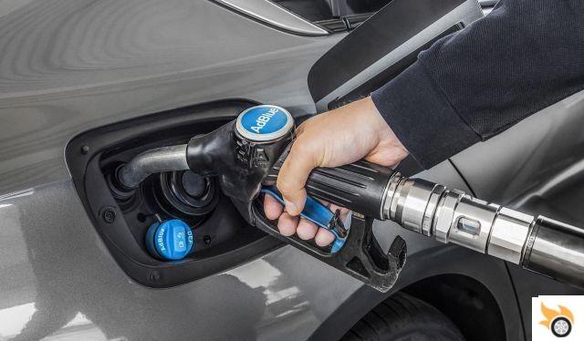 The price and consumption of AdBlue for diesel vehicles