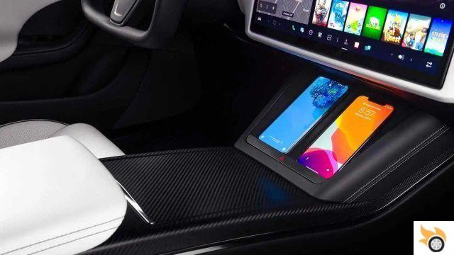 Tesla, with the update here is Disney + and 
