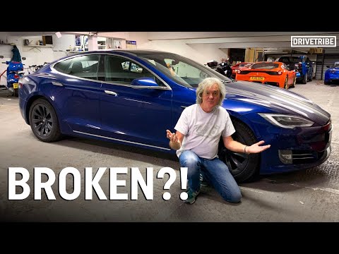 O que fazer se uma bateria do Tesla Model S acabar