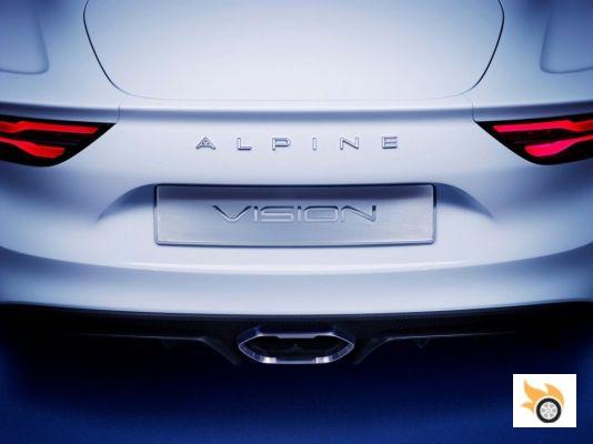 Com todos vocês o novo carro do Alpine Vision Show