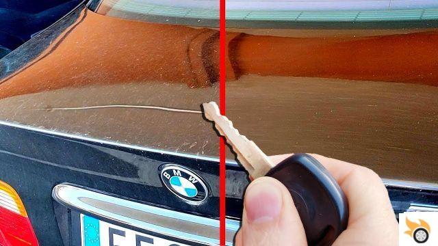 Cómo reparar y eliminar arañazos en el coche