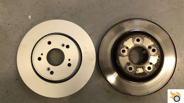 How to know if the brake discs are worn?