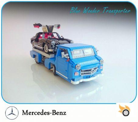 Mercedes-Benz Rennwagen Schnelltransporter, uma obra de arte da Lego