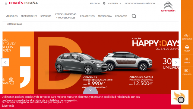 Brand websites under scrutiny: PSA Peugeot Citroën
