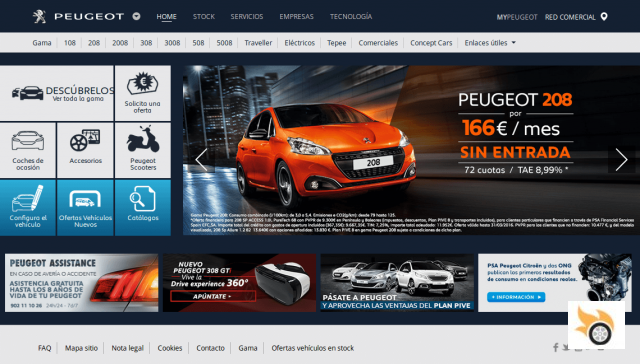 Les sites web des marques à la loupe : PSA Peugeot Citroën