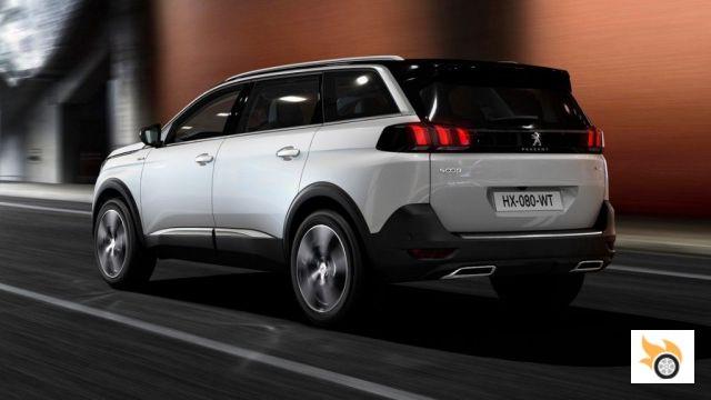 The Peugeot 5008 also mutates into a crossover at the Paris Motor Show