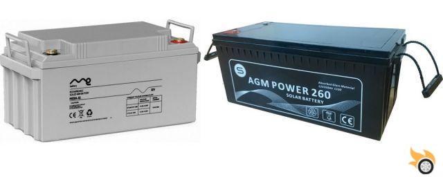 Identification and differences between AGM and gel batteries