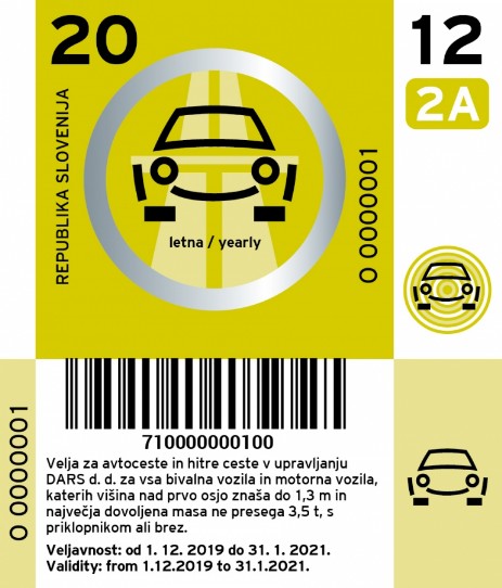 Vignette Slovenia 2020: costo, duración y dónde comprar