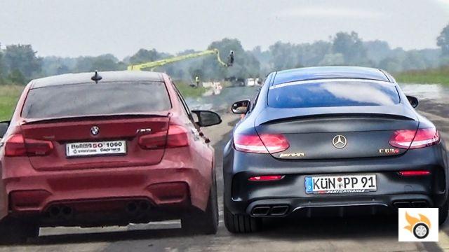 Vidéo : BMW M3 contre Mercedes-AMG 63S