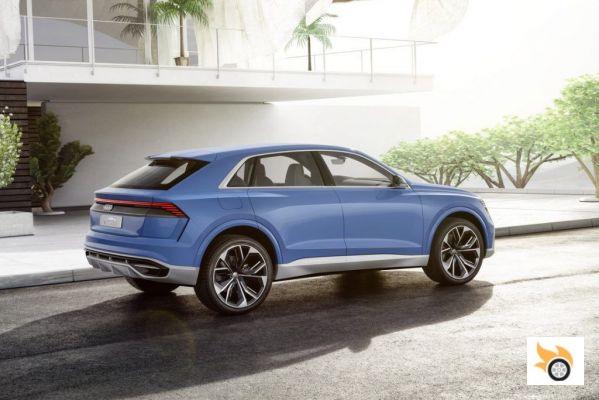 Audi Q8 Concept, the prologue of the next SUV four rings