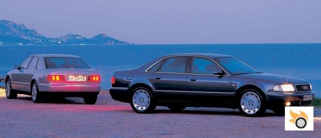Audi A8 styling past and present