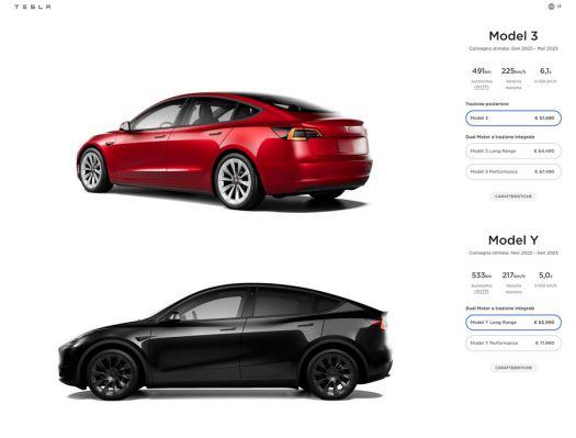 Tesla augmente à nouveau les prix en Espagne: la base du modèle 3 dépasse les 57.000 XNUMX euros