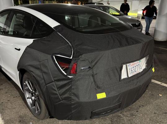 Tesla Model 3 restylée, y a-t-il déjà les premières photos volées ?