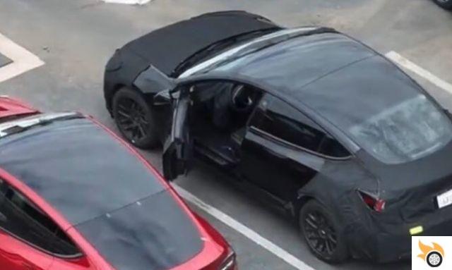 Tesla, first photos and info of Model 3 and Y restyling