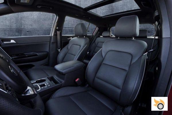 First images of the interior of the new Kia Sportage