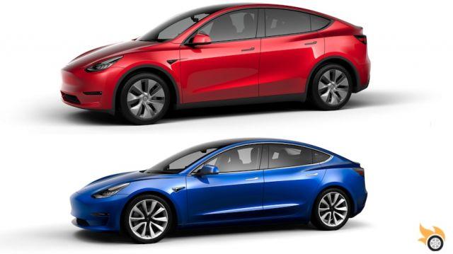 Tesla CONFRONTOU o Model 3 vs. o Model Y