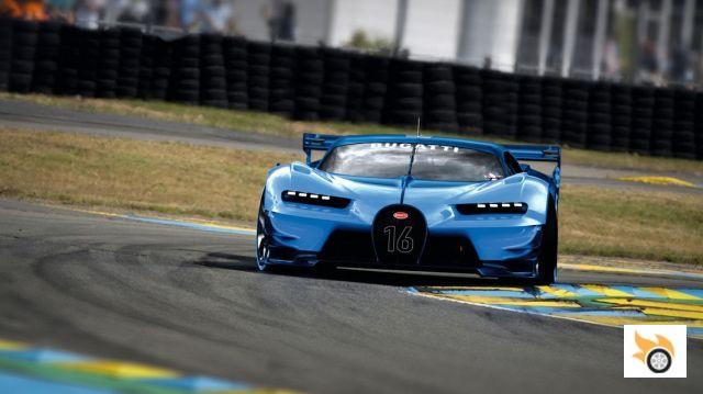 El Bugatti Vision Gran Turismo es aún más espectacular en Le Mans