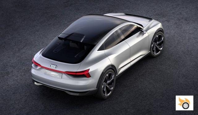 Audi dévoile son futur Q6 avec le concept e-Tron Sportback.