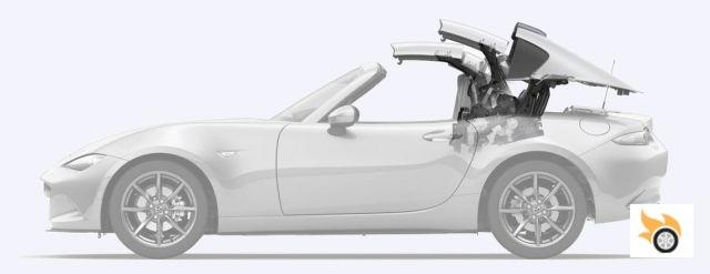 Why does the new Mazda MX-5 RF have a targa design?