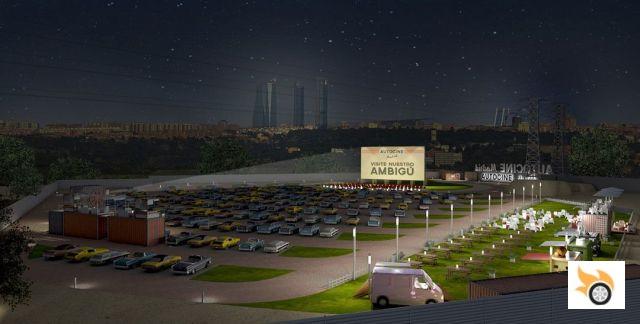 Imminent opening of the largest drive-in cinema in Spain, located in Madrid